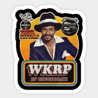 Venus Flytrap at Night WKRP in Cincinnati Sticker